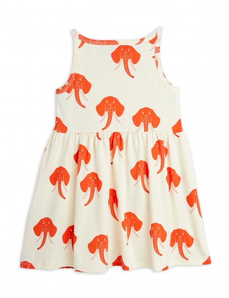 MINI RODINI Kleid Elephants - rot